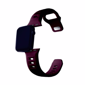 42/44/45/46/49 mm Mulberry (big) - 3mk Silicone Watch Strap for Apple