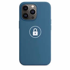 Phone Case "Silicone Case" for Apple iPhone 13 Pro / Blue Jay / In Package