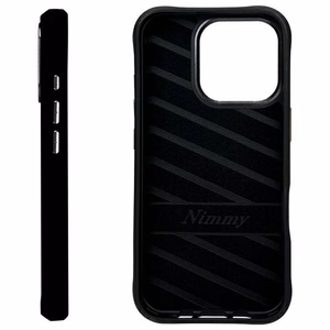 Nimmy Cool&Cute 2.0 Šuns dėklas telefonui iPhone 16 Pro - juodas