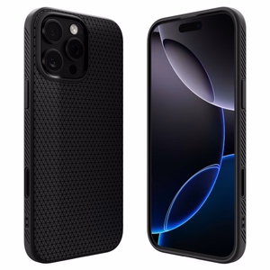 Spigen Liquid Air "T" Magnetinis dėklas telefonui iPhone 16 Pro - matinė juoda