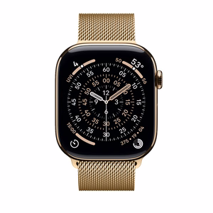 Nerūdijančiojo plieno Milano pynimo apyrankė Crong Milano Steel, skirta Apple Watch 44/45/46/49 mm, rožinio aukso spalvos