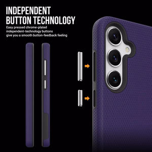 Dėklas Perfectionists Triangle Case Samsung A566 A56 5G violetinis