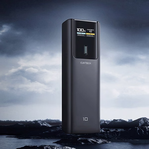 Cuktech CKPB100PGLBL 150W 10000mAh USB-C USB-A - juoda