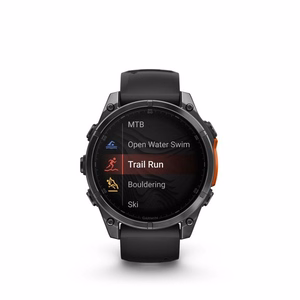 GARMIN Fenix 8 išmanusis laikrodis pilkos skalūno spalvos