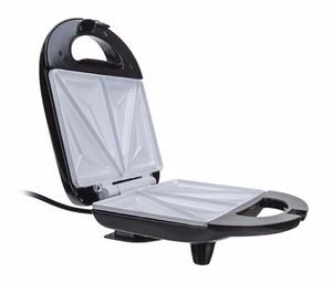 Camry CR 3018 – sandwich maker for 2 sandwiches, 850 W, ceramic coating, black