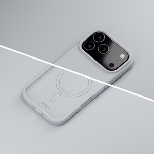 Etteri Silicone Mag dėklas, skirtas iPhone 17 Pro / 18 Pro, sidabrinis