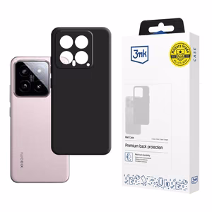 3mk Matinis dėklas telefonui Xiaomi 14 - juodas