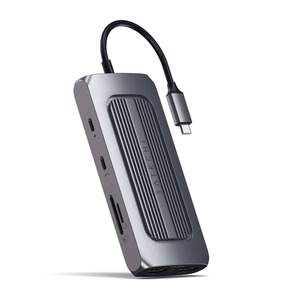 Adapter HUB 8in1 USB C Satechi ST-UCMXAM space pilkas