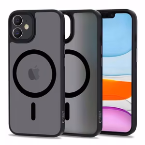 Tech-Protect MagMat MagSafe dėklas iPhone 11 - matinė juoda