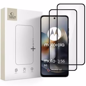 Tech-Protect Glass Fit+ закалённое стекло 2 шт. для Motorola Moto G56 5G - чёрное