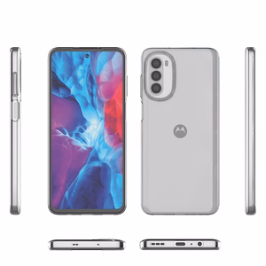 Itin plonas 0.5mm dėklas telefonui Motorola Moto G82 5G / Moto G52 skaidrus