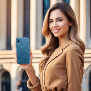 Sidabrinis Kristalinis blizgučių dėklas Samsung Galaxy A02