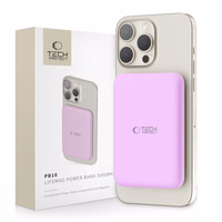 Tech-Protect LifeMag MagSafe PB10 5000mAh Išorinė baterija (f) - rožinė