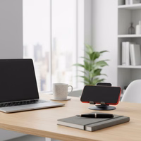 Forcell F-GRIP Fold Stand 3 360 stalo laikiklis - pilkas