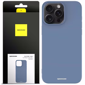 Spacecase Silikoninis dėklas iPhone 15 Pro Max mėlynas