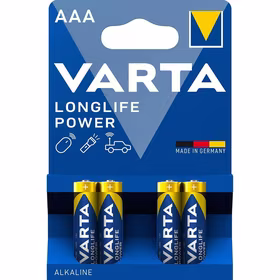 VARTA šarminė baterija R3 (AAA) Longlife Power, 4 vnt.