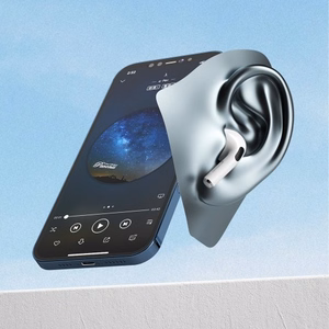 Bluetooth laisvų rankų įranga Dudao U15S Balta (su LED ekranu)