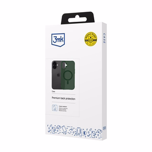 3mk Smoke MagCase skirtas iPhone 17 žalias-permatomas