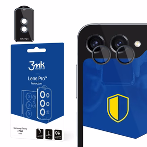Grūdintas stiklas kameros objektyvui 3mk Lens Protection Pro juodas Samsung Galaxy Z Flip 6