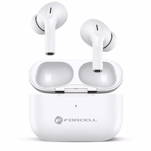 FORCELL F-AUDIO Master Pro belaidės ausinės bluetooth TWS baltos