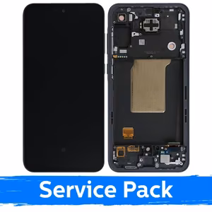 LCD ekranas suderinamas su Samsung A556 A55 5G su rėmeliu / Navy / (Service Pack)