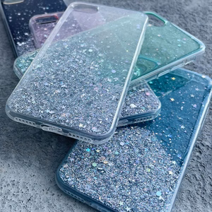 Wozinsky Star Glitter Shining dėklas telefonui Xiaomi Mi 10T Pro / Mi 10T žalias