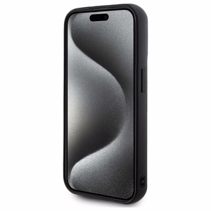 Karl Lagerfeld 3D Guminis Parašas dėklas telefonui iPhone 15 Pro Max - juodas