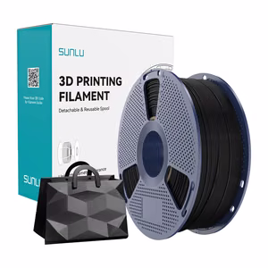 Sunlu TPU Silk filamentas, juodas