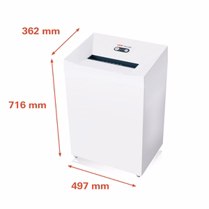 HSM Pure 530 – dokumentų naikiklis, mikropjovimo, 1,9×15 mm, 80 l (2352111)