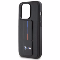 BMW Grip Hot Stamp dėklas telefonui iPhone 15 Pro Max - juodas