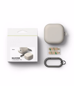 Ringke Silicone dėklas skirtas Samsung Galaxy Buds 4 / 4 Pro smėlio