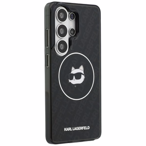 Karl Lagerfeld dėklas IML Repeated Choupette MagSafe skirtas Samsung Galaxy S26 Ultra juodas