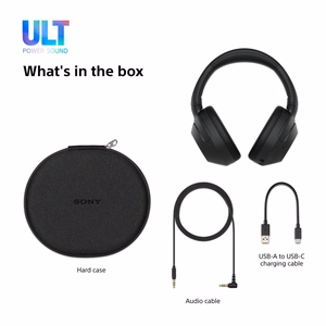 Sony ULT WEAR – belaidės Bluetooth ausinės su ULT POWER SOUND, giliais bosais, triukšmo slopinimu, iki 30 val. baterija