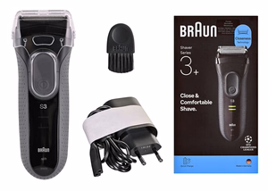 Braun Serie 3 3000S Skustuvas Pilka