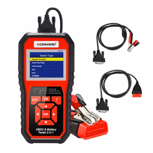 Konnwei KW870 OBD2 diagnostinis skeneris ir akumuliatorių testeris