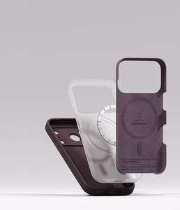 Ringke MagSafe silikoninis dėklas, skirtas iPhone 18 Pro – tamsios vyšnių spalvos