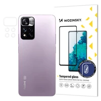 Wozinsky Apsauginis stiklas 9H pilnas kameros grūdintas stiklas Xiaomi Redmi Note 11 Pro+ kamerai