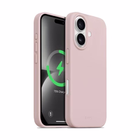 Crong Color Cover Magnetic - iPhone 16 MagSafe dėklas (sand rožinis)