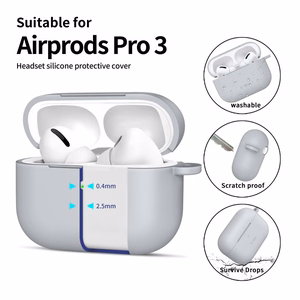 "Tech-Protect" silikoninis dėklas su kabliuku "AirPods Pro" - pilkas