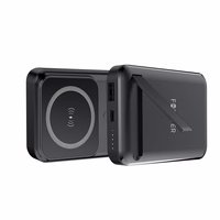 "Forever" belaidis maitinimo bankas MATB-100 PD QC 22,5W 10000 mAh magnetinis juodas