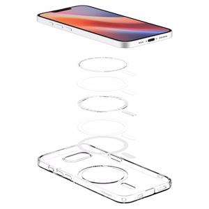 Spigen Liquid Crystal Mag MagSafe iPhone 16e dėklas - Skaidrus