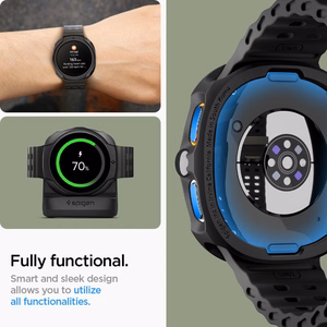 Spigen Liquid Air Dėklas laikrodžiui Samsung Galaxy Watch 8 40 mm - Matinis juodas
