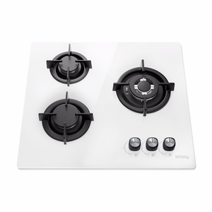 ISEASY MGBG-603 газовая варочная панель, 3 конфорки (белая)