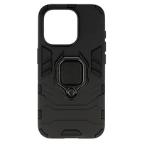 Ring Armor dėklas telefonui Iphone 15 Pro Max juodas
