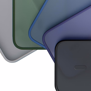 "3mk Smoke MagCase" dėklas "iPhone 17 Pro Max" - violetinės spalvos permatomas