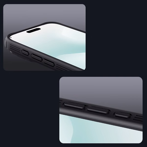 "Nillkin CamShield Pro MagSafe" suderinamas dėklas, skirtas "iPhone 17 Pro Max" - skaidrus, juodas