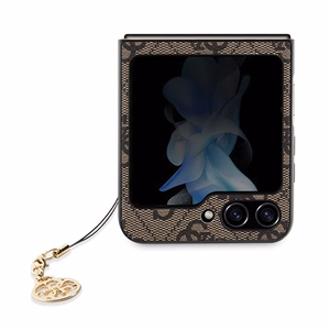 Dėklas telefonui Samsung Galaxy Z Flip 5 (4G Charms Collection) – rudas