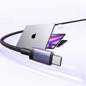 Ugreen USB-C į USB-C PD laidas 100W 5A 1m - juodas