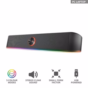 Trust GXT 619 Thorne juodas 2.0 kanalų 6 W