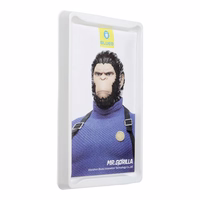 5D Mr. Monkey Apsauginis stiklas - Apple Watch Ultra / Ultra 2 / Ultra 3 juodas (Strong HD)